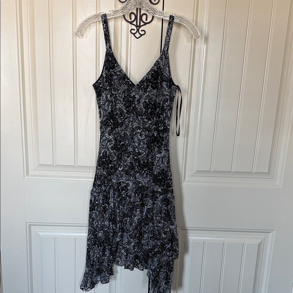 Tricotto Monochrome Asymmetrical Dress